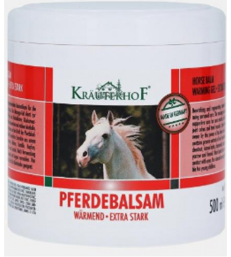 Balsamo do cavalo- Pferde balsam efeito quente- 500 ml - Krauterhof
